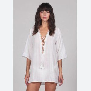 Robin Piccone Michelle White Tunic Medium